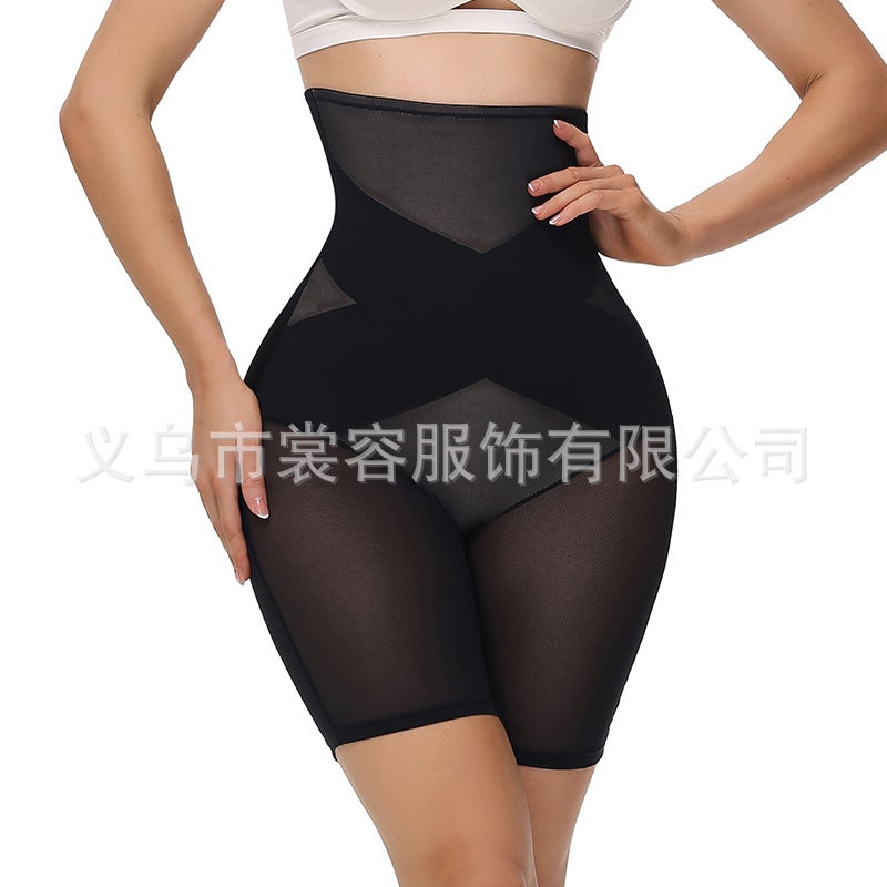 High-Waist Double-Layer Impervious Body-Shaping Abdominal Pants Strong Belly-Closing Body Tight Boxer Shorts - Image 4